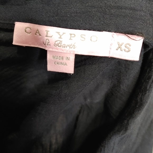 Calypso St. Barth crinkle tunic size XS - Picture 11 of 12